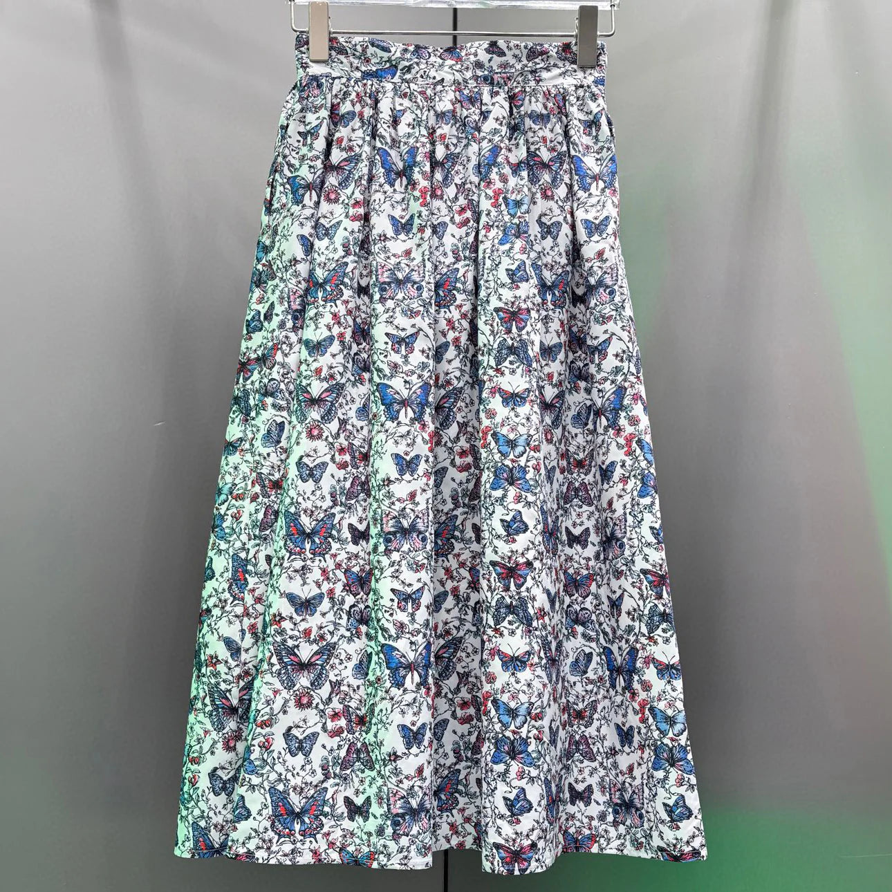 Stylish printed blouse and bustier skirt 1025031403