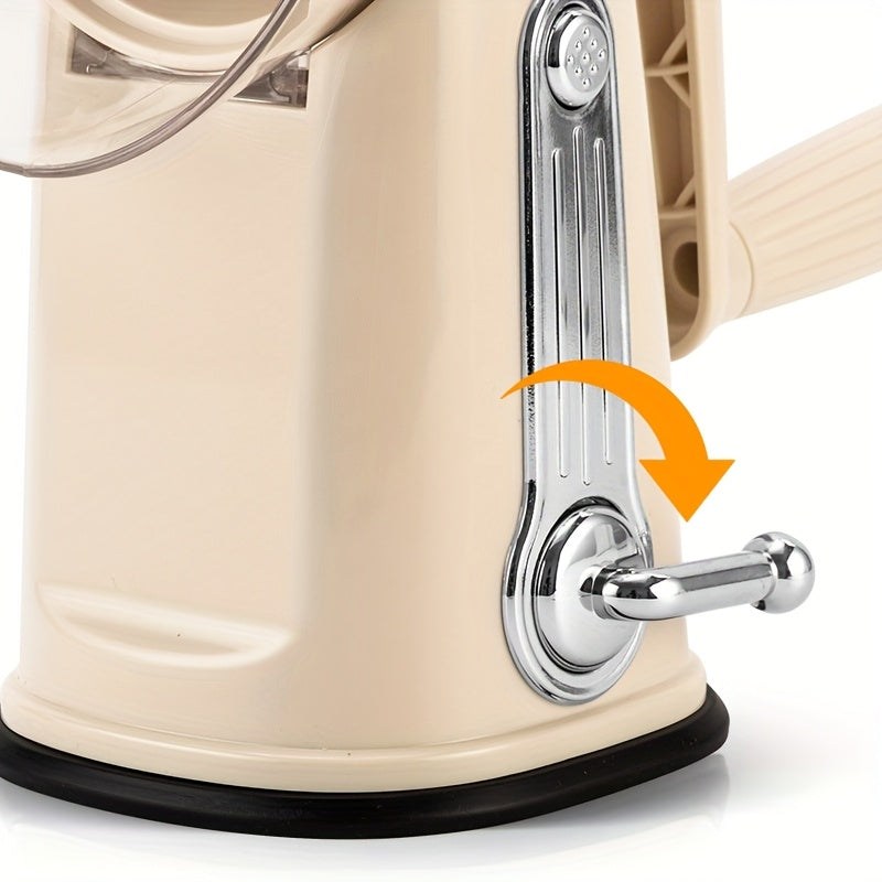 Hand-held Rotary Cheese Grinder|Vegetable Chopper, Non-Electric Tool