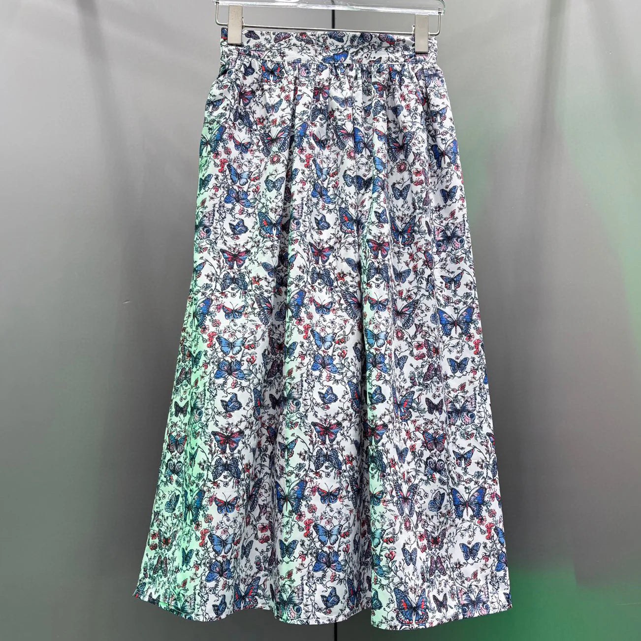 Stylish printed blouse and bustier skirt 1025031403