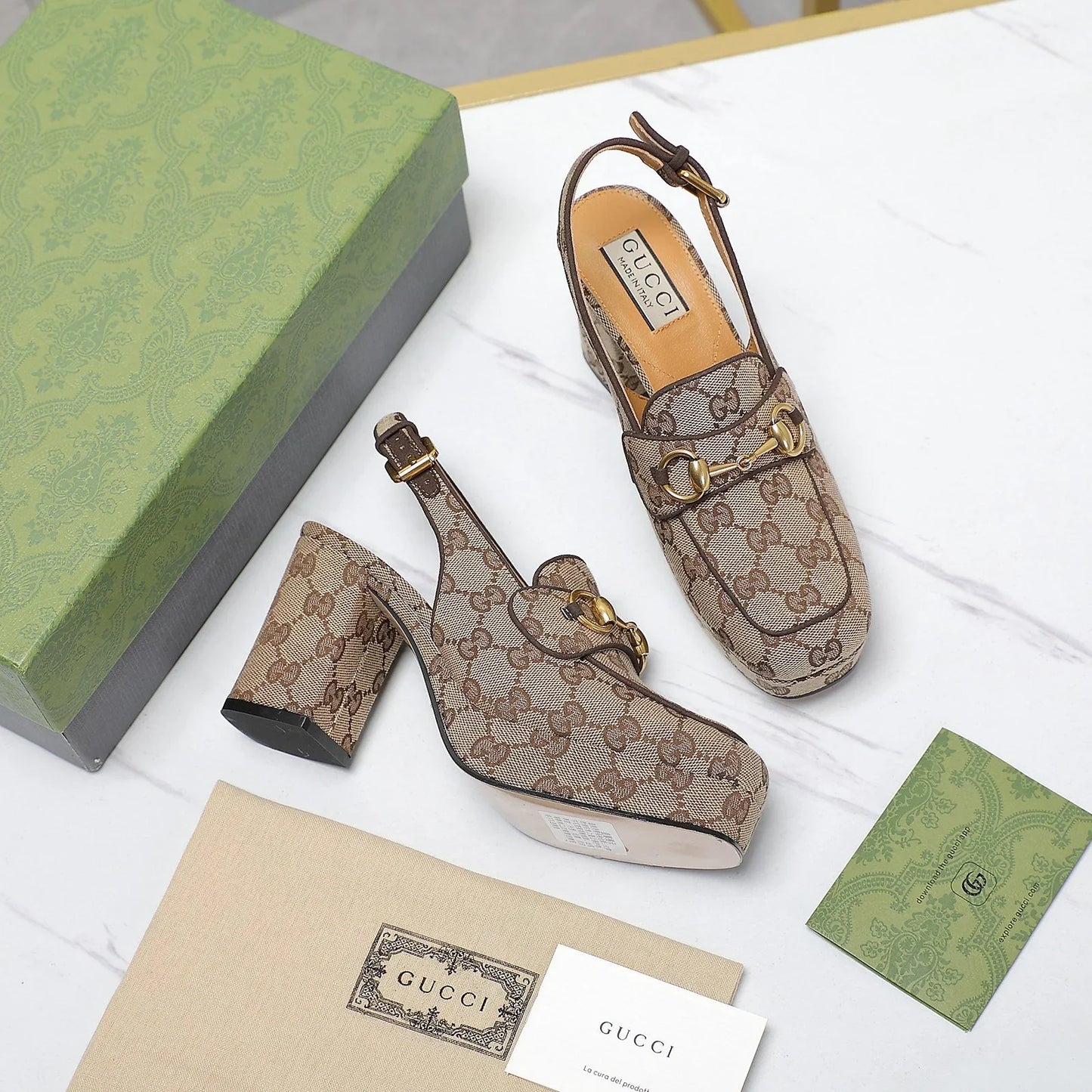 New Women's Horsebit Mid-heeled Sandals and High Heels