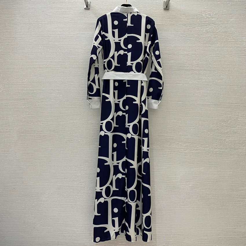 New versatile printed long sleeved dress 1024072503