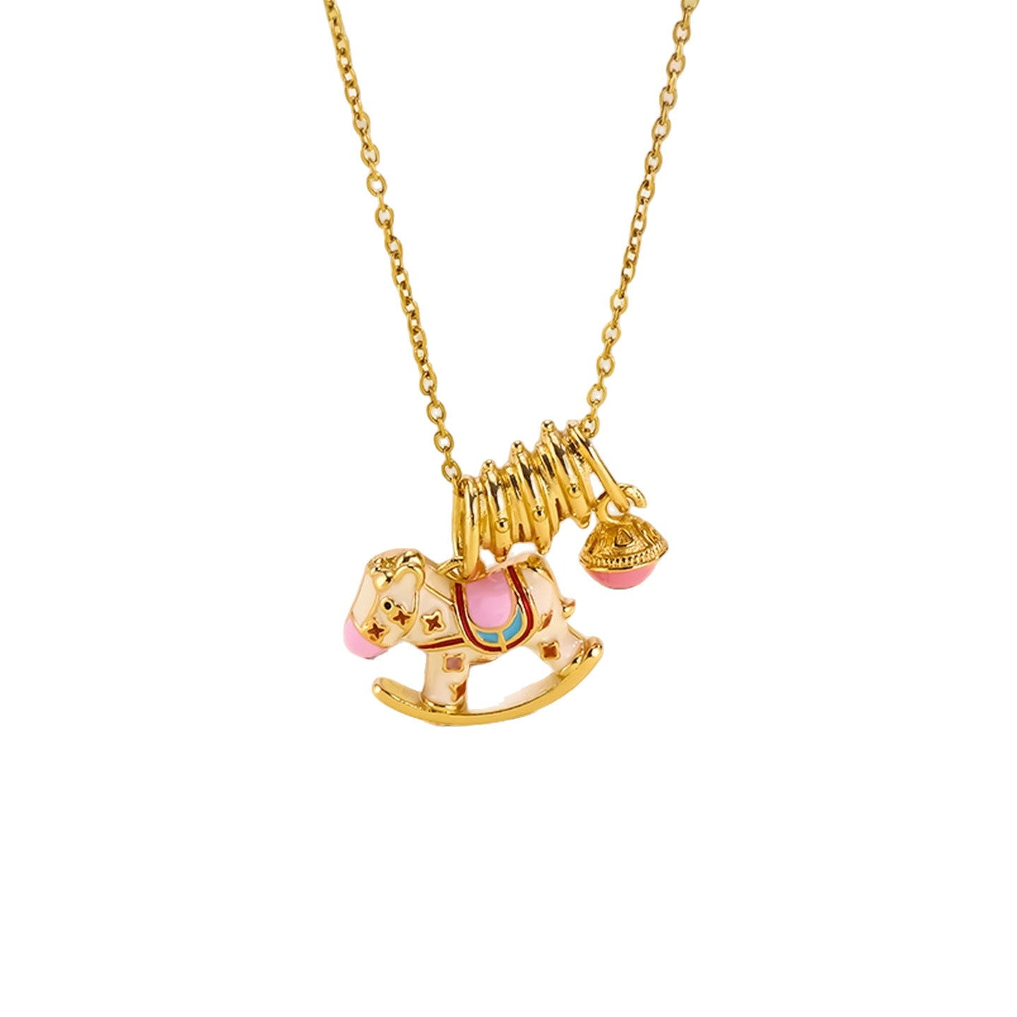 Oil-dripping foal necklace 2025081310