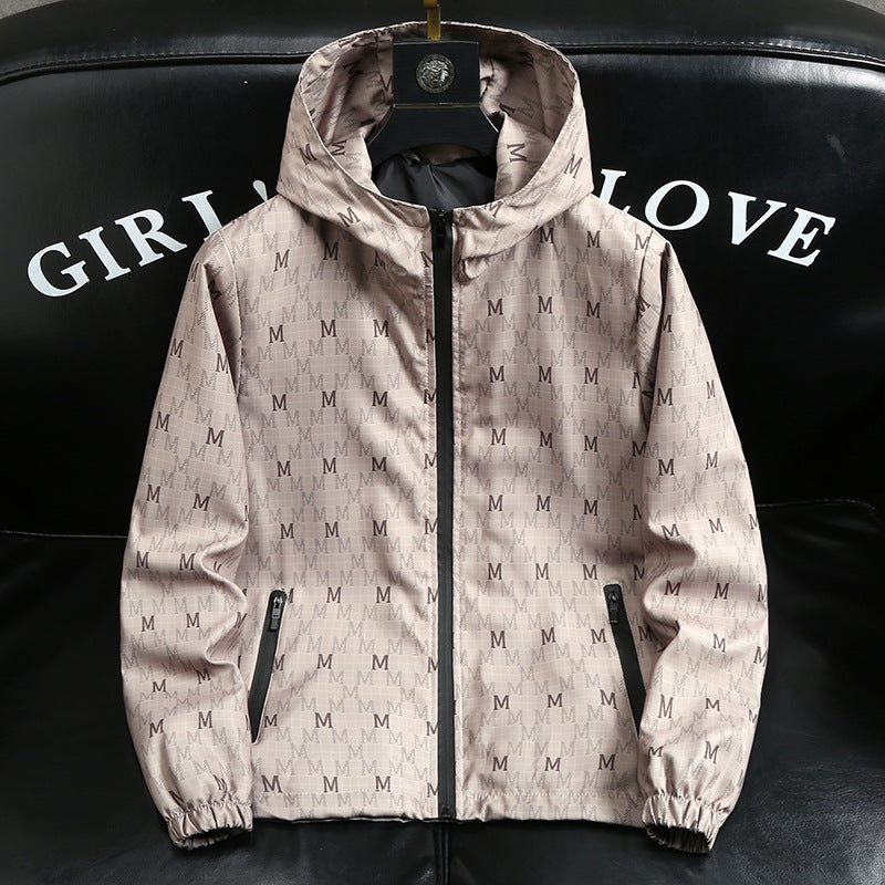 Slim-Fit Hooded Fashion Lightweight Jacket 1025082812