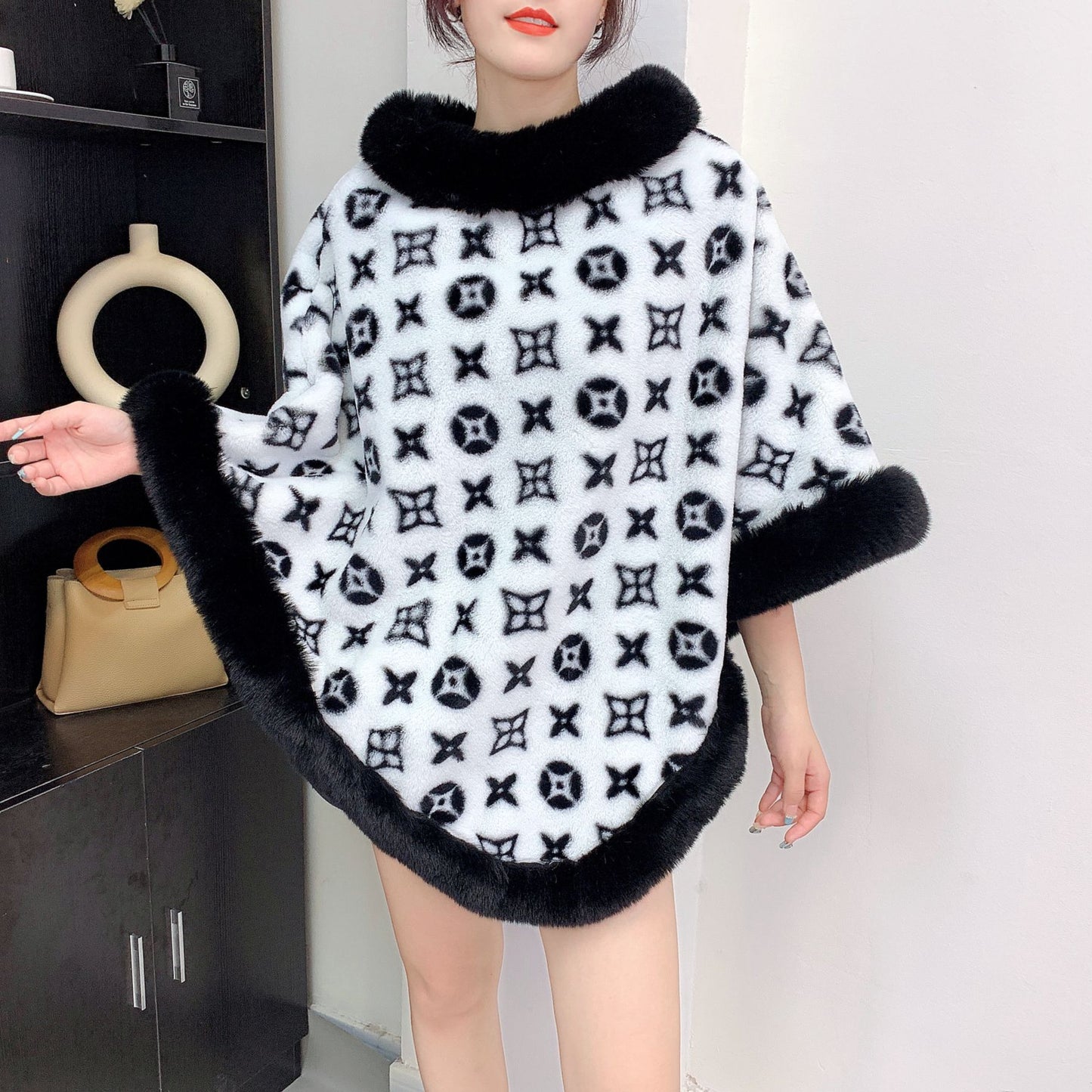 Women's Printed Pullover Hoodie 1025090227