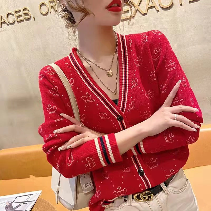 Classic Versatile Casual Knit Sweater 1025090303