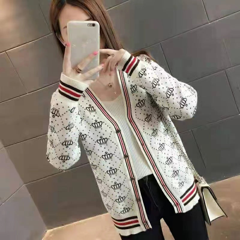 Classic Versatile Casual Knit Sweater 1025090303