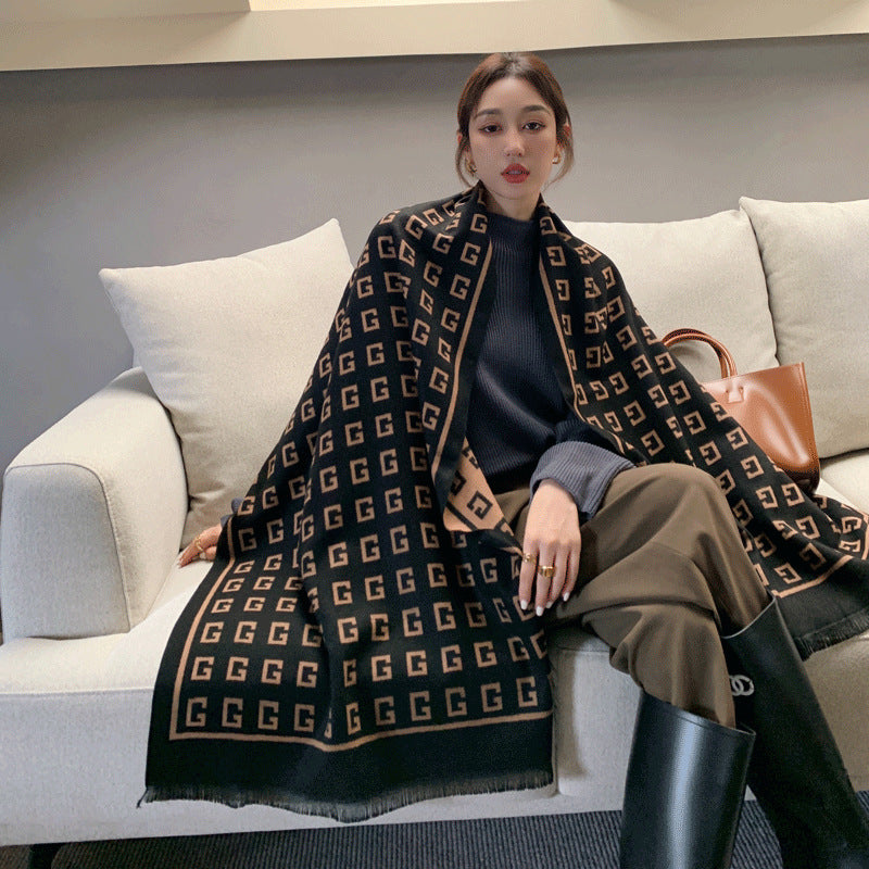 High - end sense all - match scarf 1025082203