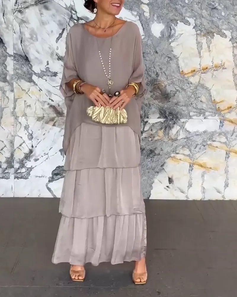 π ARTISTIC STYLE LOOSE DRESS
