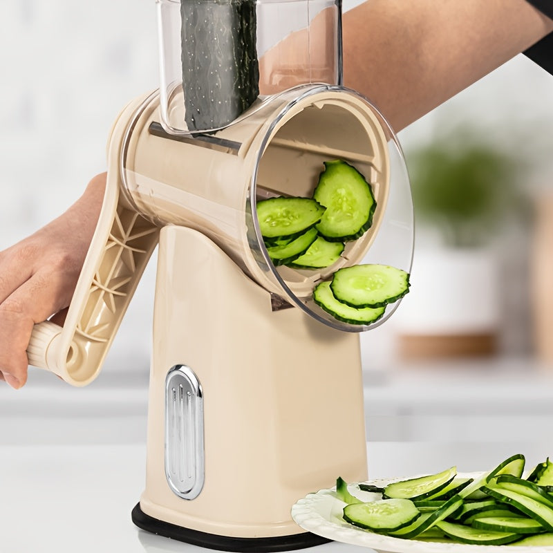 Hand-held Rotary Cheese Grinder|Vegetable Chopper, Non-Electric Tool