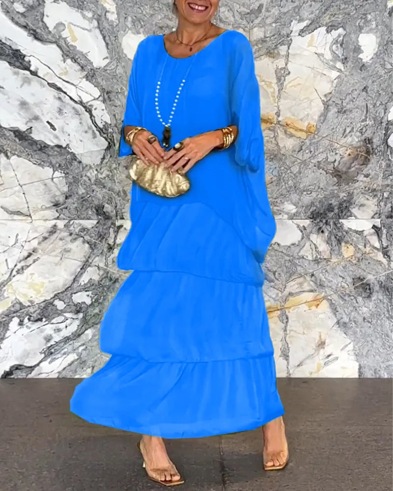 π ARTISTIC STYLE LOOSE DRESS