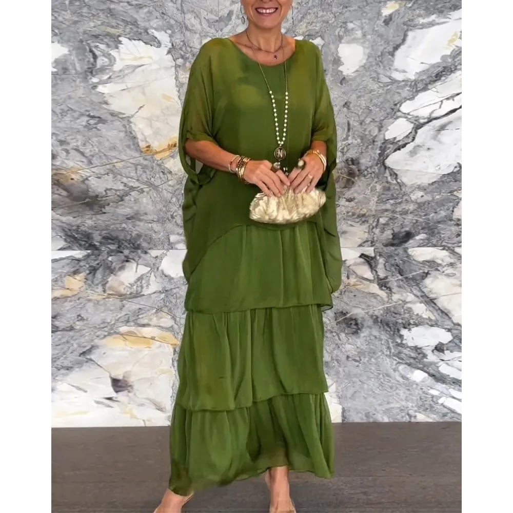 π ARTISTIC STYLE LOOSE DRESS