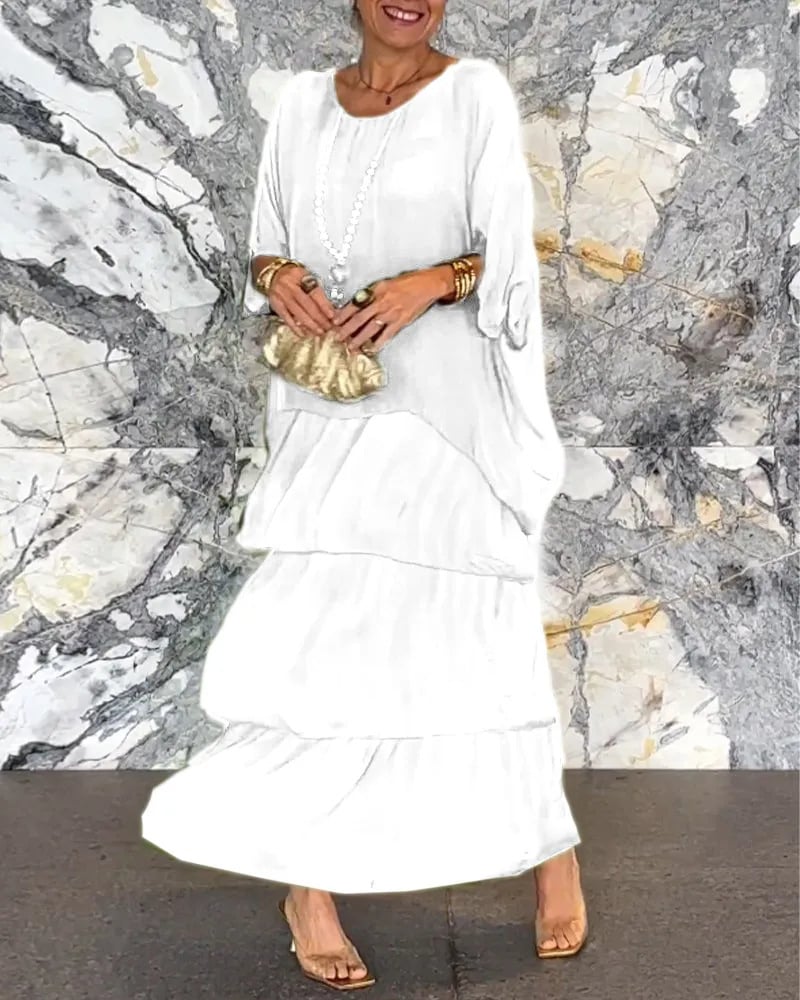 π ARTISTIC STYLE LOOSE DRESS