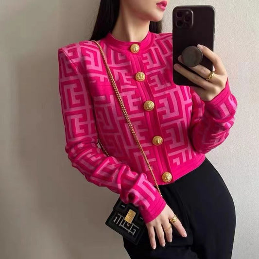Slim-Fit Women's Cropped Cardigan 1025090310