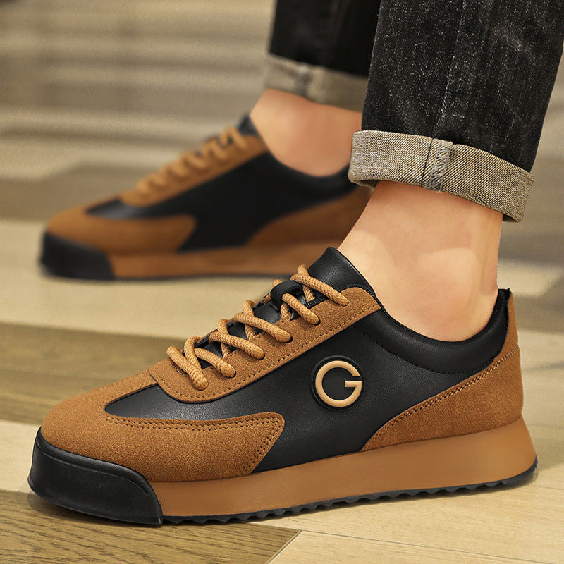 Casual sports thick soled men's low cut board shoes 1025082505