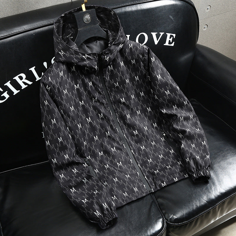 Slim-Fit Hooded Fashion Lightweight Jacket 1025082812