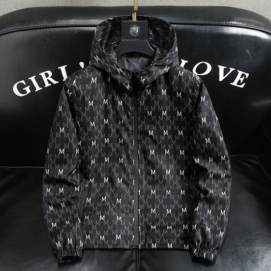 Slim-Fit Hooded Fashion Lightweight Jacket 1025082812
