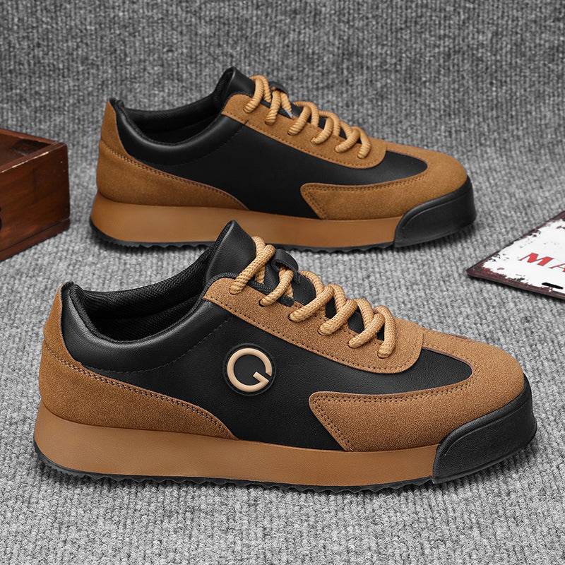 Casual sports thick soled men's low cut board shoes 1025082505