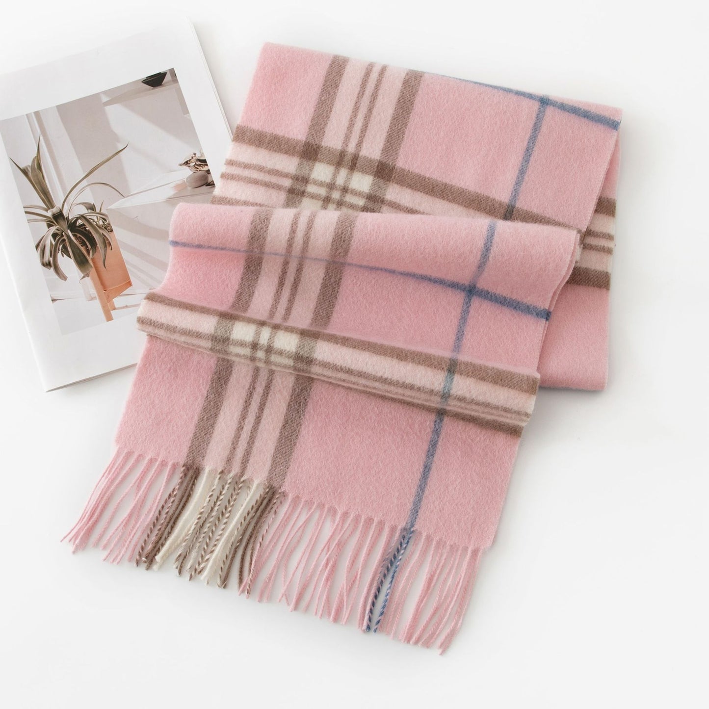 Versatile Women's British Plaid Scarf 1025090228