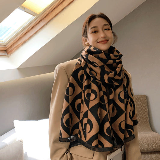 High - end sense all - match scarf 1025082203